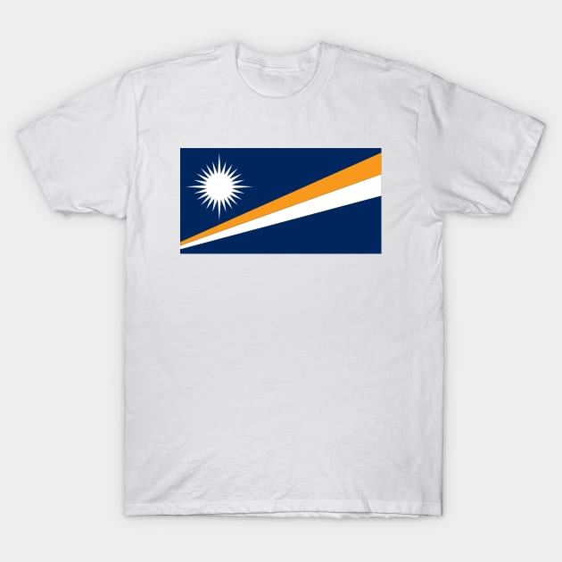 Flag of Marshall Islands T-Shirt by COUNTRY FLAGS